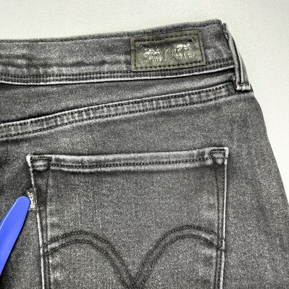 Levis 512 Perfectly Slimming Skinny Leg Women's Jeans Plus Size 12‎ Denim Black - Picture 14 of 15